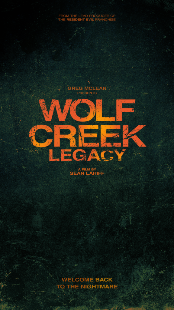 Wolf Creek Legacy 2026 theatrical release from Cineverse vertical image