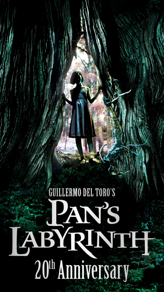 Pan's Labyrinth 20th anniversary 2026 theatrical release from Cineverse vertical image.