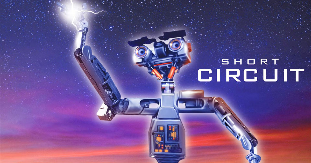 Short Circuit movie on Cineverse large image of robot featured image.