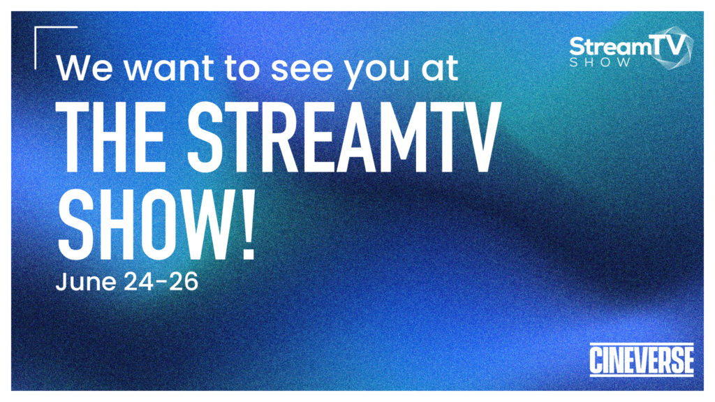 Networking graphic for StreamTV Show 2024 - Denver, Colorado